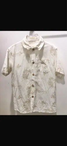 Camisa de Botão Manga Curta / Infantil