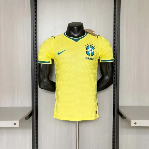 Camisa Brasil I 2026/27 Versão Jogador Amarela