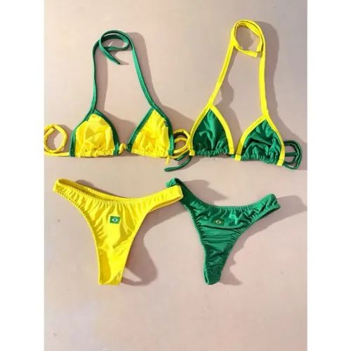 Biquini asa-delta com regulavel do BRASIL sucesso verão