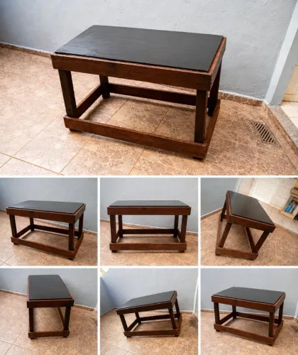 Mesa de centro rústica