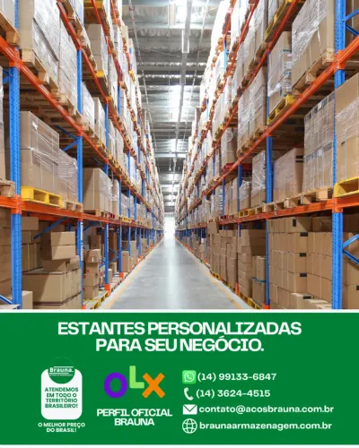 Estantes Personalizadas para seu estoque