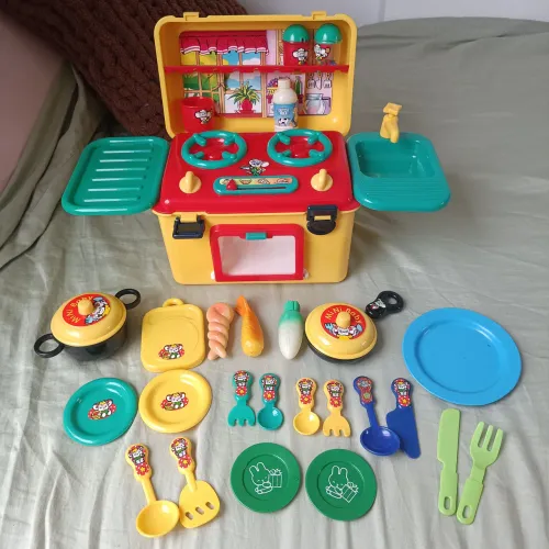 Cozinha maleta kit de panelinhas anos 90~2000