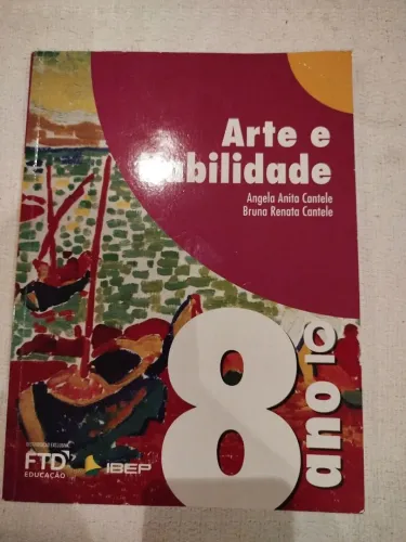 Vendo livro 8°ano arte e atividade usado