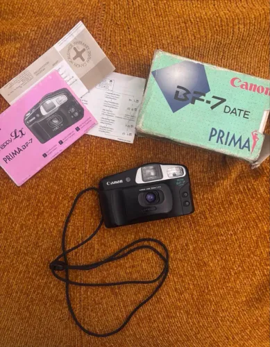 Câmera cânon prima bf-7 preta 