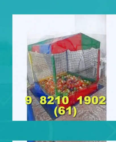 Locação de Brinquedos: Piscina bolinhas toto ou pebolim etc. O melhor preço da cidade