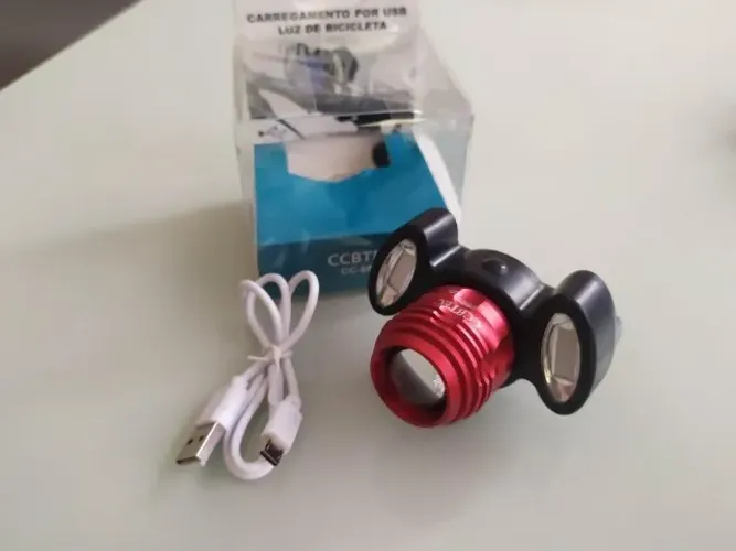 Lanterna Para Bike Recarregável cc-8801