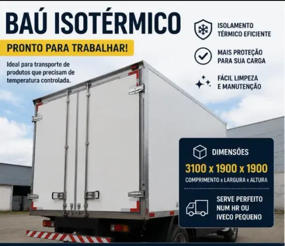 Baú isotérmico 