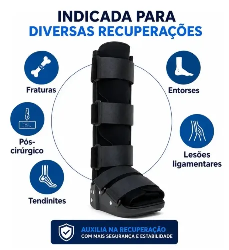 Bota ortopédica longa 