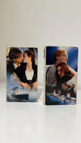 Fitas VHS originais tinanic 