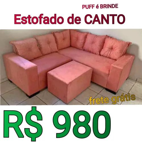 Promoção estofado De CANTO PAGAMENTO NA ENTREGA
