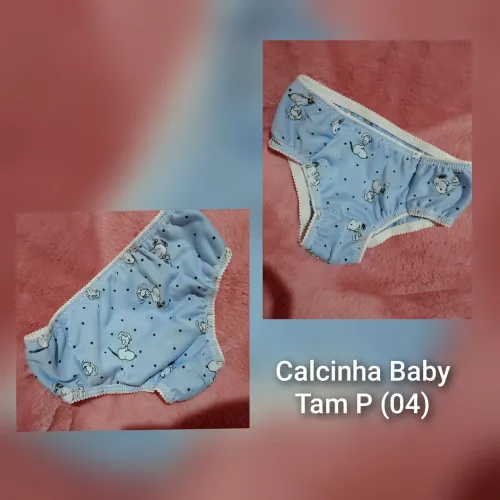 Calcinha Baby azul Snoopy