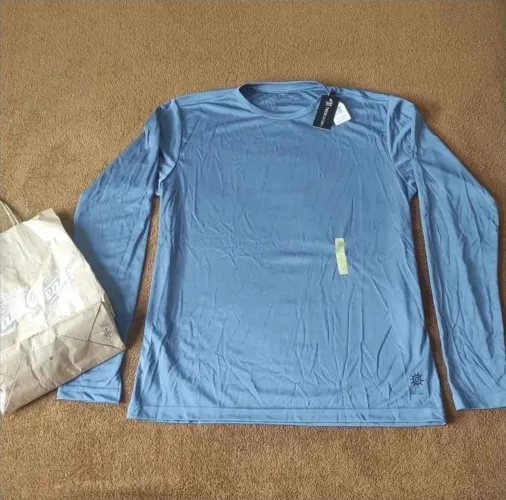 Camiseta Manga Longa TACO PROTEÇÃO UV 50+ - Azul - G