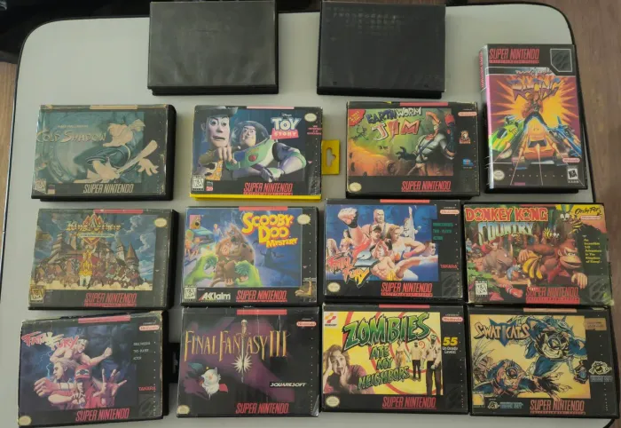Caixa de Locadora SNES Original