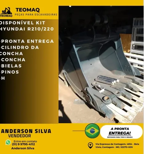 CAÇAMBA ESCAVADEIRA HYUNDAI 