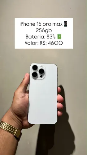 IPhone 15 pro max 256gb 83%
