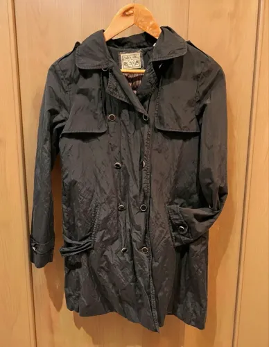 Sobretudo cor preto Zara Girls 11-12 anos