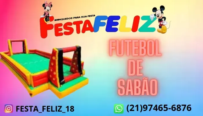 ALUGUEL DE FUTEBOL DE SABÃO