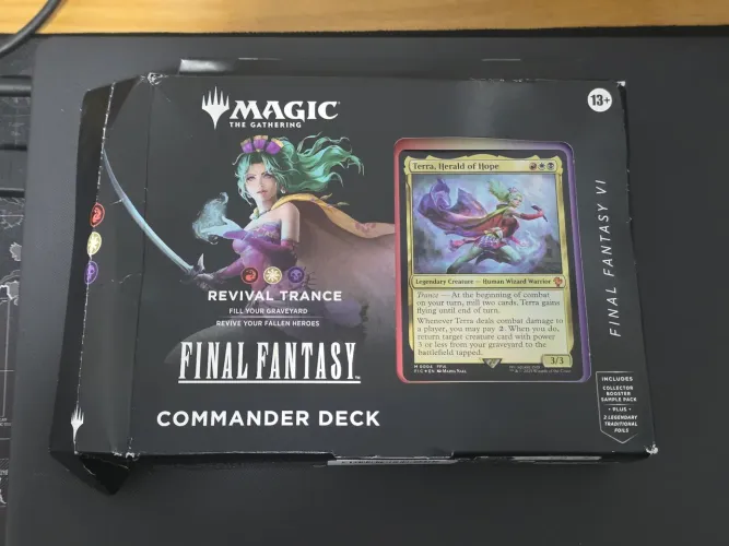 Deck Commander Final Fantasy Precon Revival Trance Magic the Gathering MTG - Lacrado