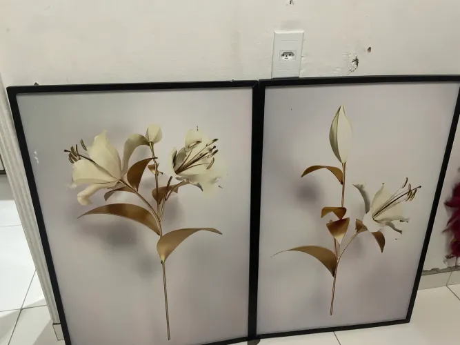 Quadro de flores para decoração ?
