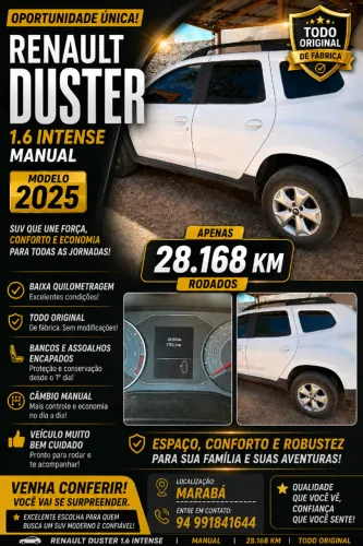 Renault Duster Intense Plus 1.6 16V Flex Mec. 2025