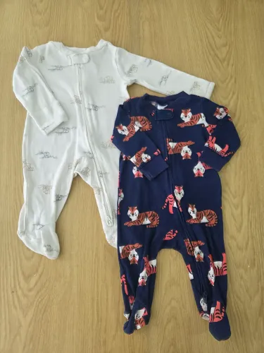 Kit macacao carters 3m menino