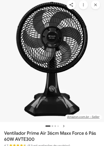 Ventilador de mesa Britânia avte300 220v