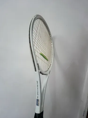 Raquete Prince (Branca e Verde - Estilo Vintage)