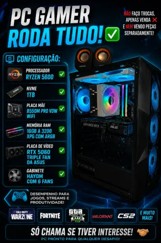 Vendo Cpu Gamer