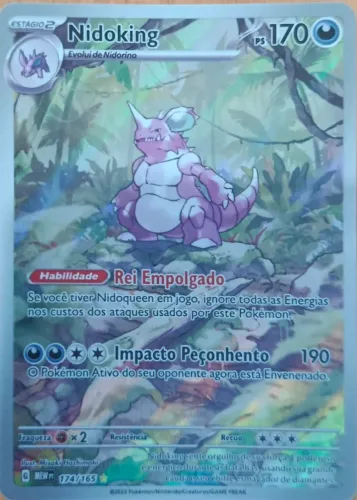 Carta pokémon | Nidoking (174/165) Full art