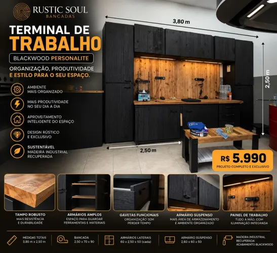 Terminal Trabalho Blackwood Personalite 