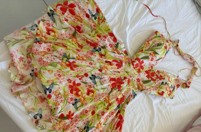 Vestido casual estampado M