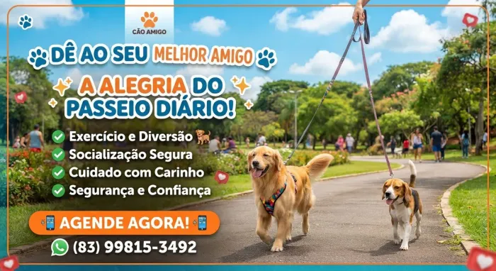 PASSEIO COM SEU PET