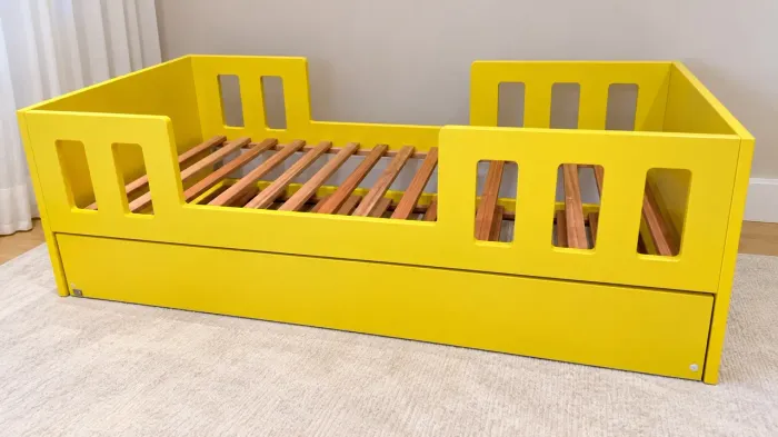 BICAMA INFANTIL PLAY COM PROTEÇÃO LATERAL SOLTEIRO - TIMBER