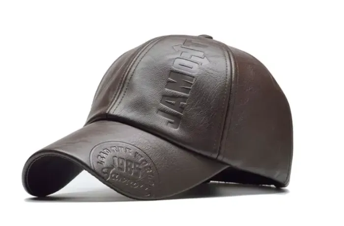 Boné De Beisebol de Couro Sintético Ajustável Casual - Muito Bonito e confortável