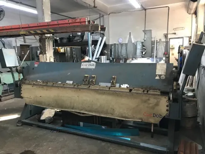 Viradeira manual de chapa Cor Dob 3 metros 