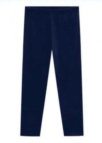 Legging em Cotton Azul Marinho Kyly Tam. 08 - Perfeita para Uniforme Escolar | R$15