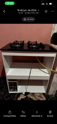 Fogão cooktop