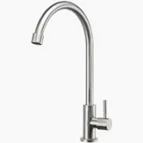 Torneira Aço Inox Cozinha Escovado De Mesa 