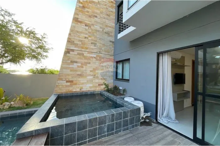Apartamento térreo no Bela Vista com Piscina Privativa - 39m2