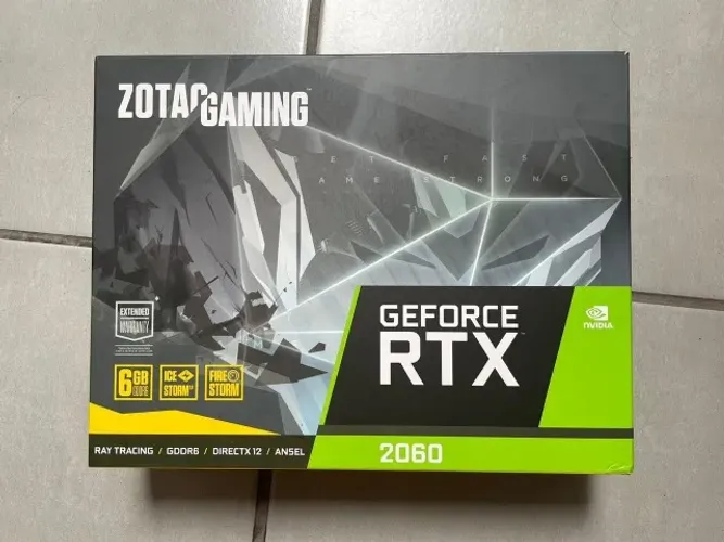 RTX 2060 6GB Zotac Gaming - Muito pouco usada