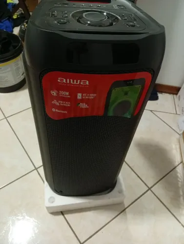 Caixa de som partybox aiwa pb-5