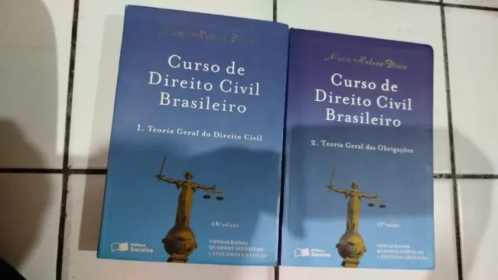 LIVRO CURSO DE DIREITO BRASILEIRO MARIA HELENA DINIZ VOLUMES 1 E 2