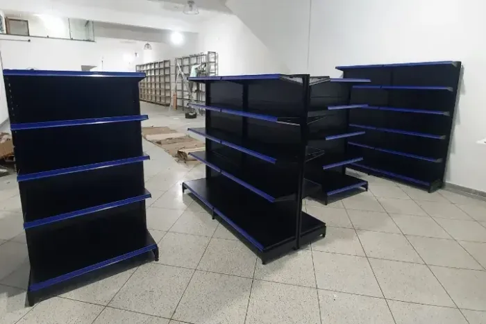 Gôndolas de Centro para Supermercados e Lojas Exposição e Armazenagem