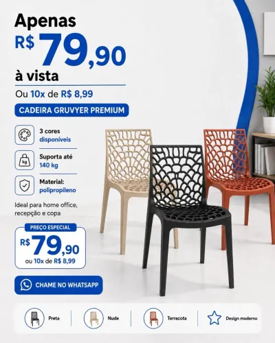 Cadeira premium Gruvyer