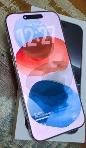 Vendo iPhone 16 Pro Max 512g , branco, somente e sim, SEM NENHUMA MARCA DE USO