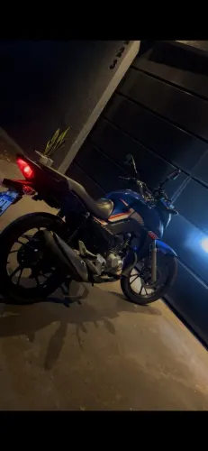 titan 160 azul