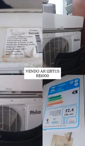 Ar-condicionado Philco 12000 btus