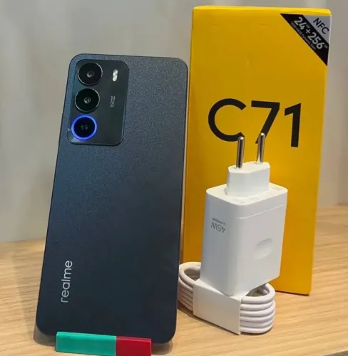 Celular Versão Global Realme C71 NFC 256/08- Verde Novo Entregamos Grátis 