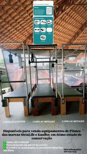 Pilates - Tenho o total de 3 kits disponíveis para venda ou aparelhos separados