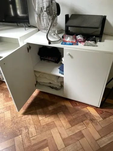 Móveis 2 portas e prateleira 1mt